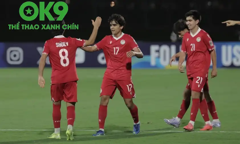 U17 Tajikistan chơi phản công nhanh với tinh thần chiến đấu mạnh mẽ