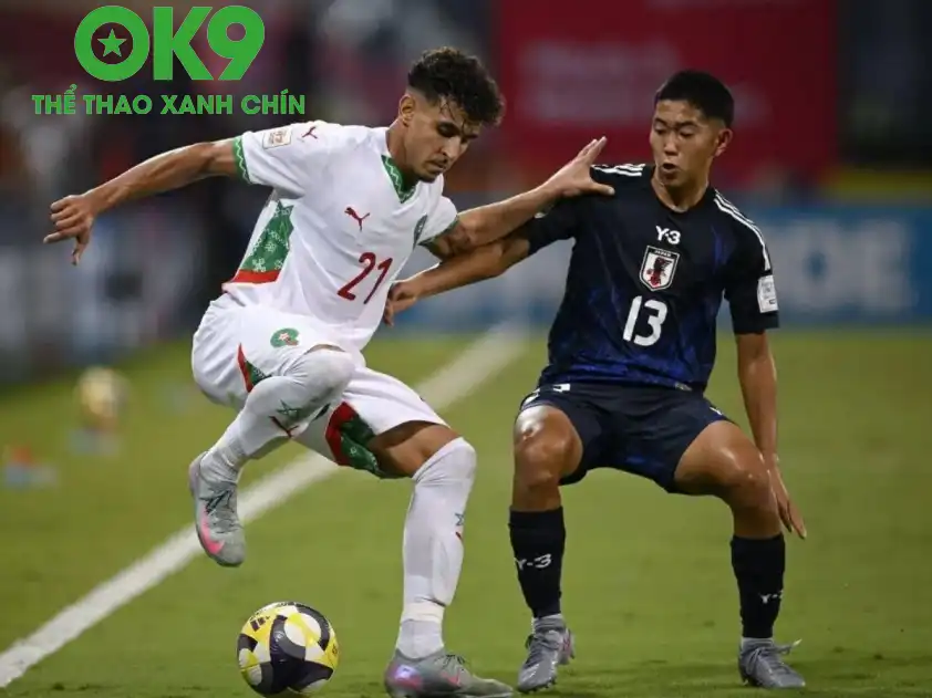 U17 Nhật Bản vừa đánh bại U17 Ma Rốc với tỉ số 2-0 (Ảnh: Goal)